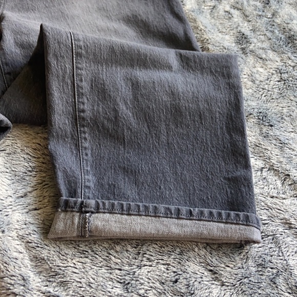 Mom Jeans Gray High Waisted Button Fly - Picture 7 of 9